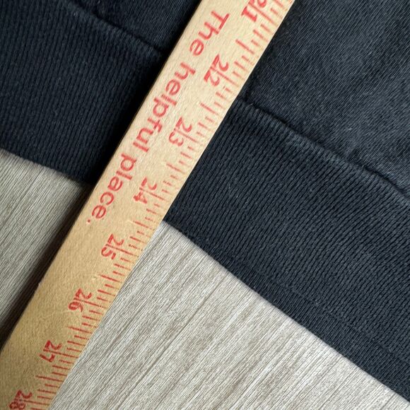 Black Sweatshirt with Winter Scene Design - Picture 6 of 6